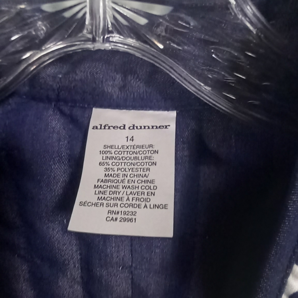 Alfred Dunner Quilted Patchwork Pattern Open Fron… - image 2